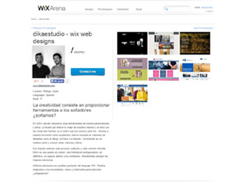 DIKA estudio diseñadores WIX PRO