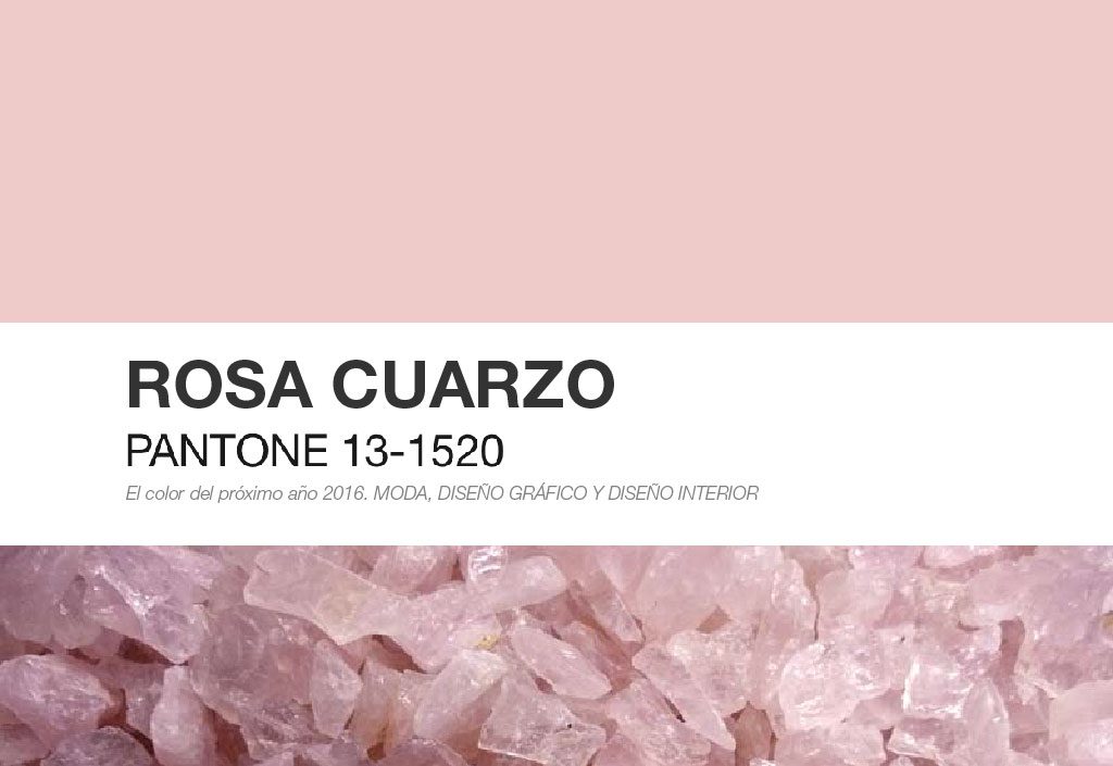 Color PANTONE 2016 | Rosa Cuarzo | Color del año 2016