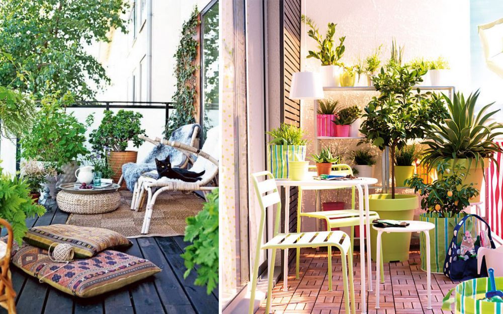 ideas de decoración terraza y balcón