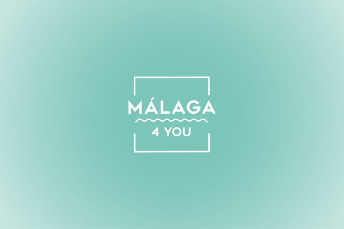 diseño de apartamentos turísticos. Imagen Corporativa Logo Málaga 4 you