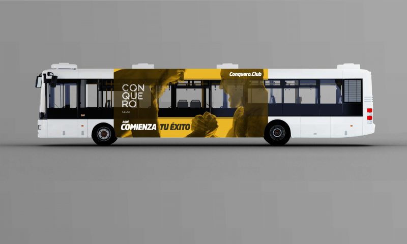 campaña de apertura Bus
