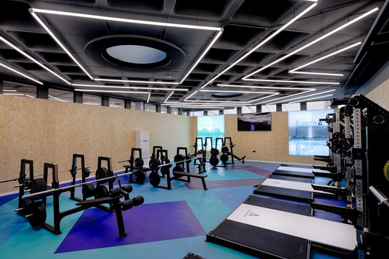 Diseño Interior para Gimnasio de alto rendimiento sala 1